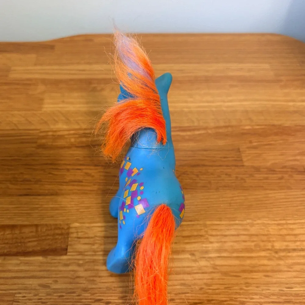 Hasbro My Little Pony Rockin' Beat Tuneful G1 1985 Blue Unicorn Vintage Toy